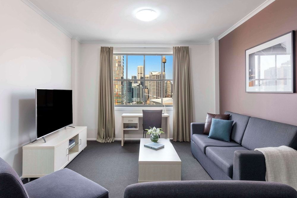 Oaks Sydney Goldsbrough Suites Executive Apartment, 2 Bedrooms, City View (Split Level) 17