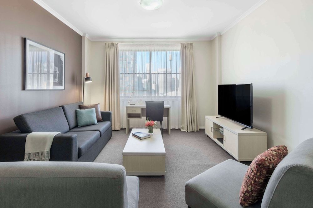 Oaks Sydney Goldsbrough Suites Executive Apartment, 2 Bedrooms, City View (Split Level) 16
