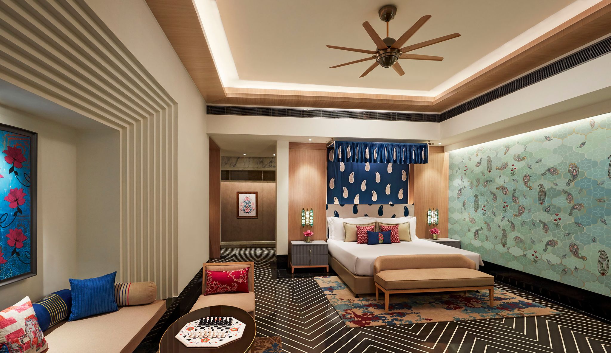 Grand Luxury Room King Bed with Bathtub and Garden or Terrace Sit-out