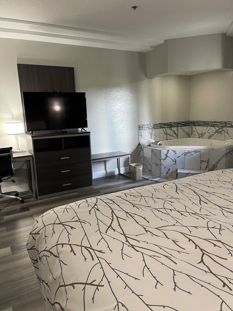 Deluxe Suite, 1 King Bed, Whirl Pool, Patio, Non Smoking