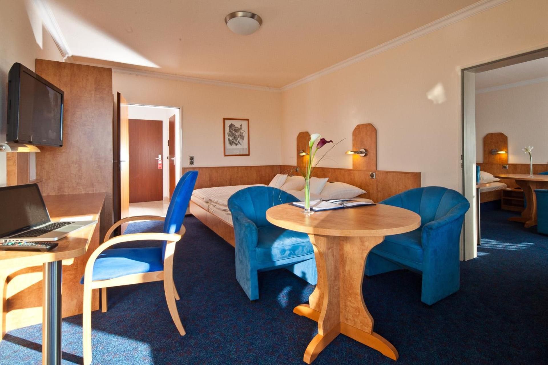 Two Connecting Double Rooms