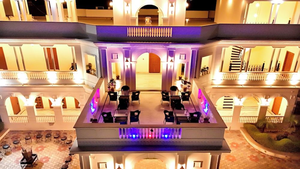 Front of property - evening/night