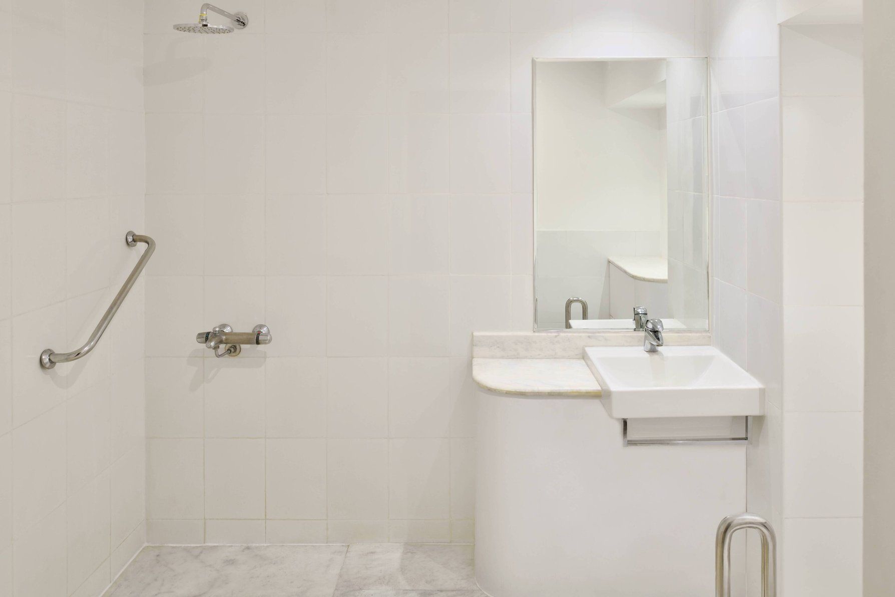 Accessible Bathroom - Roll-in Shower