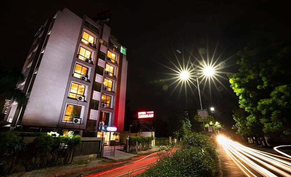 Front of property - evening/night