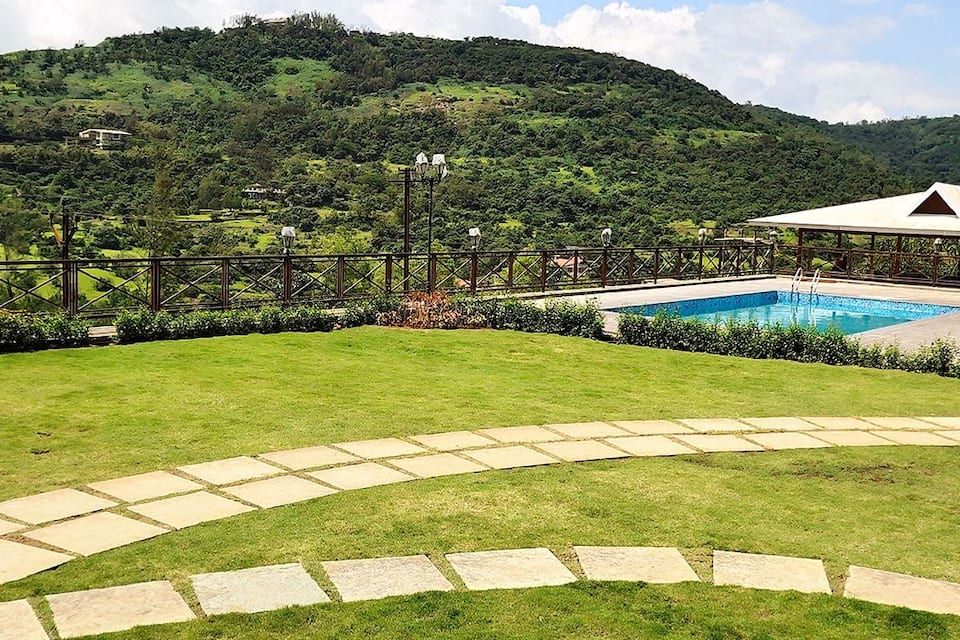 Lawn and Pool View