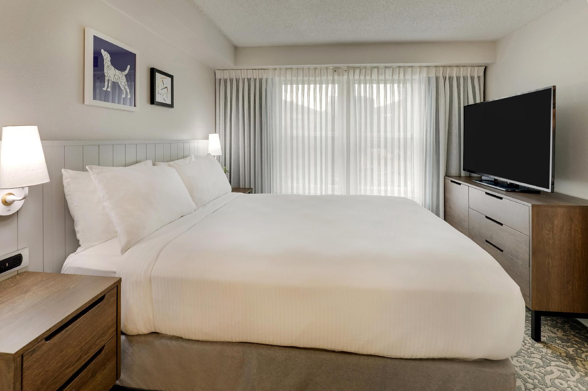 Mobility Accessible One Bedroom Suite Queen Bathtub