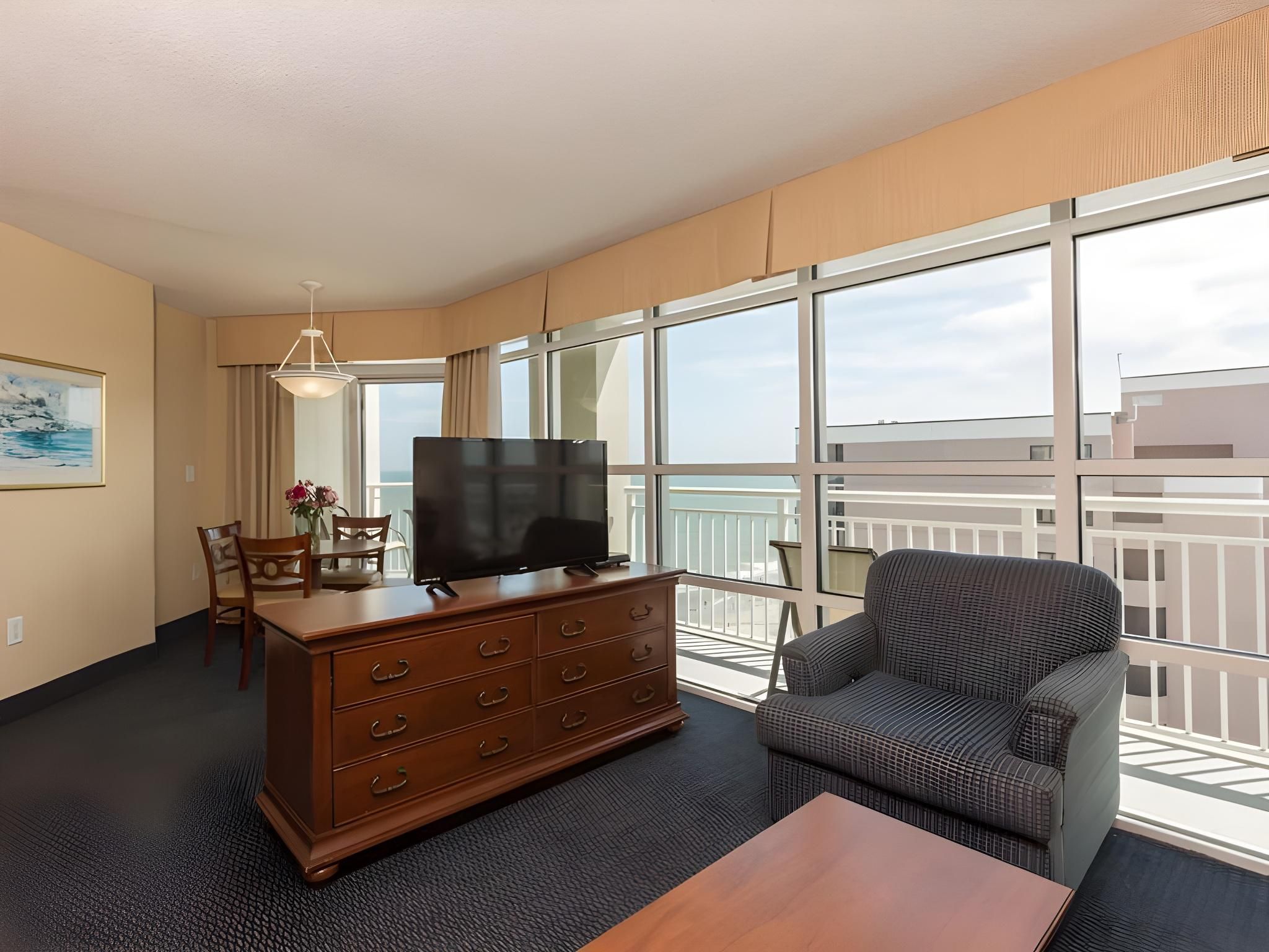 Partial Ocean View One Bedroom 2 Doubles