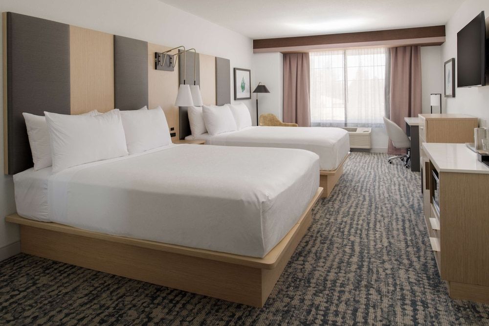 Standard Room, 2 Queen Beds, Non Smoking, Refrigerator & Microwave