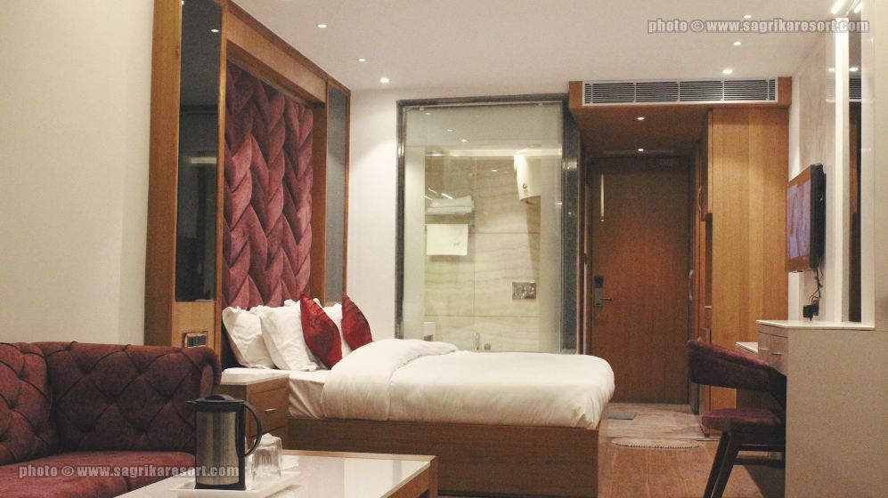 Sagrika Resort Luxury Balcony Room with Centrally Air Condition 3