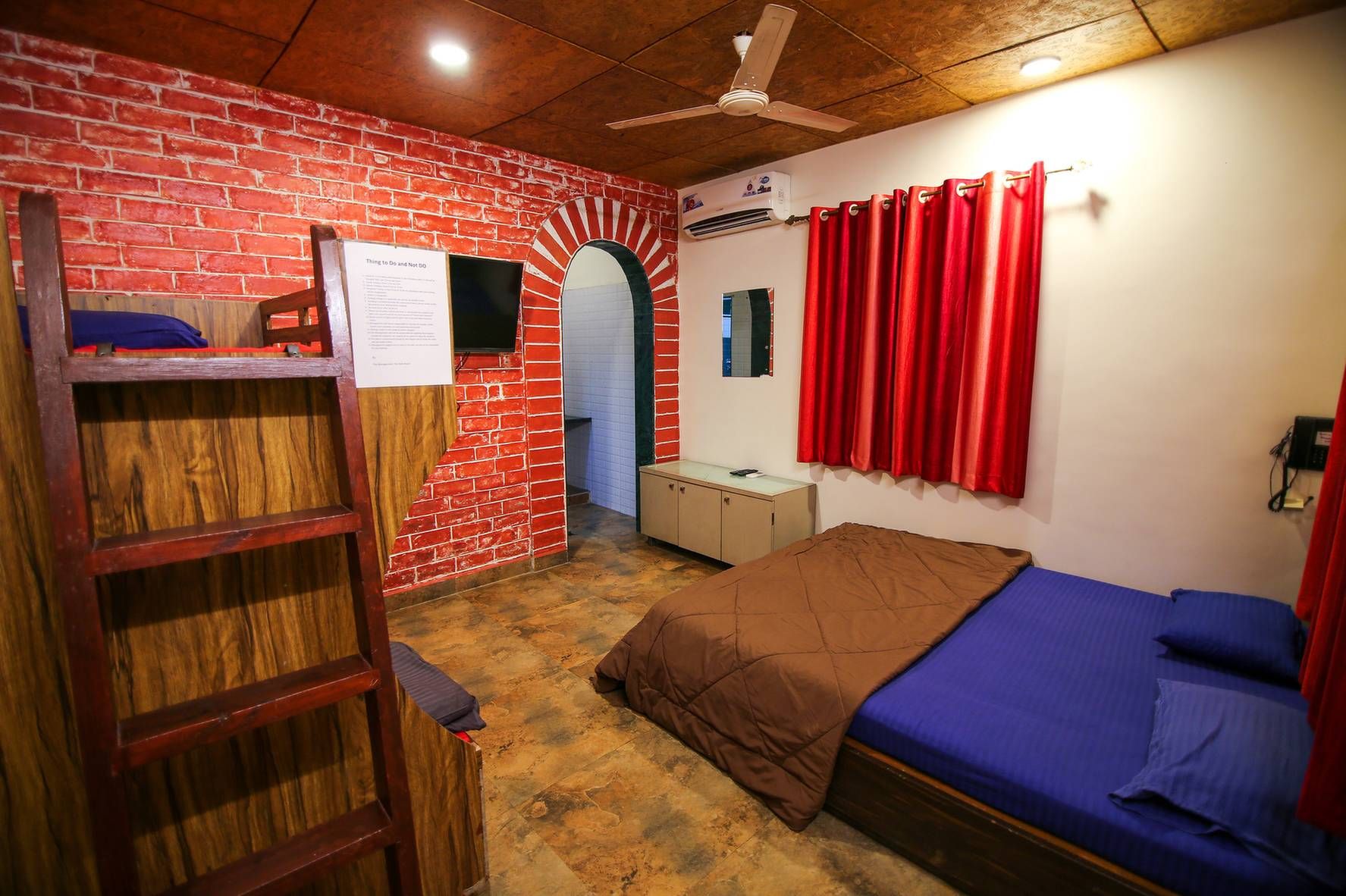 Elevated Ground Floor AC Room