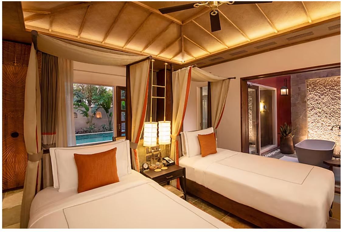 Taj Sawai Ranthambore LUXURY ROOM WITH PLUNGE POOL TWIN BED 2