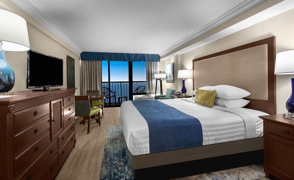 Sea Crest Oceanfront Resort Tower Oceanfront King Efficiency - 1 King Bed with Kitchen