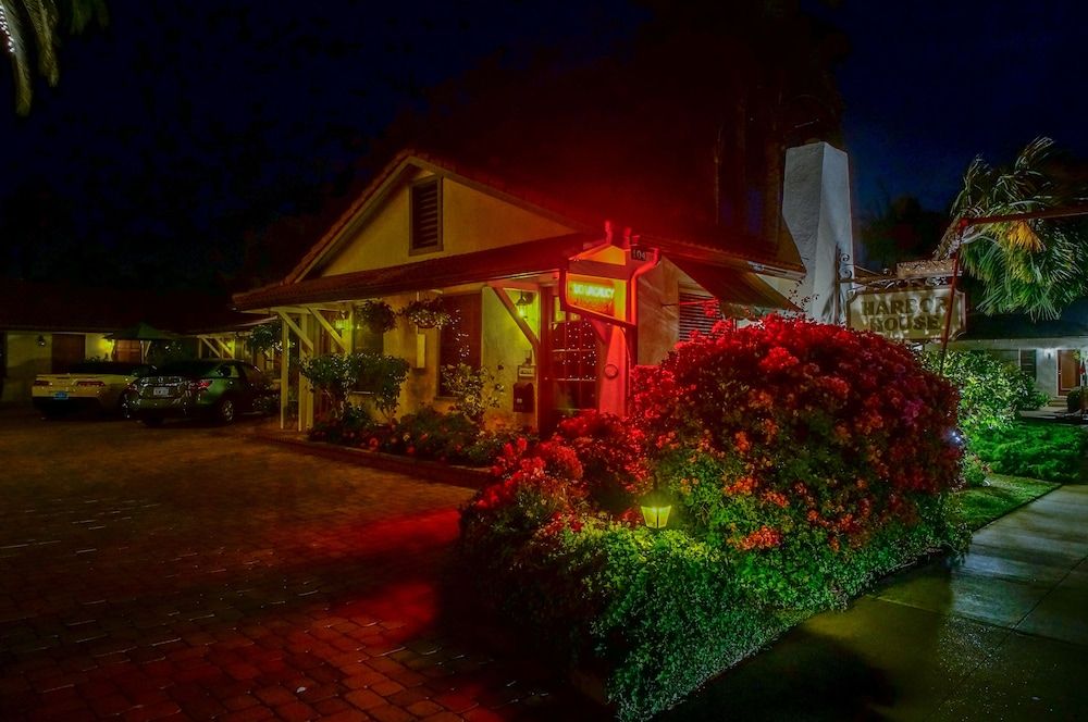 Front of property - evening/night
