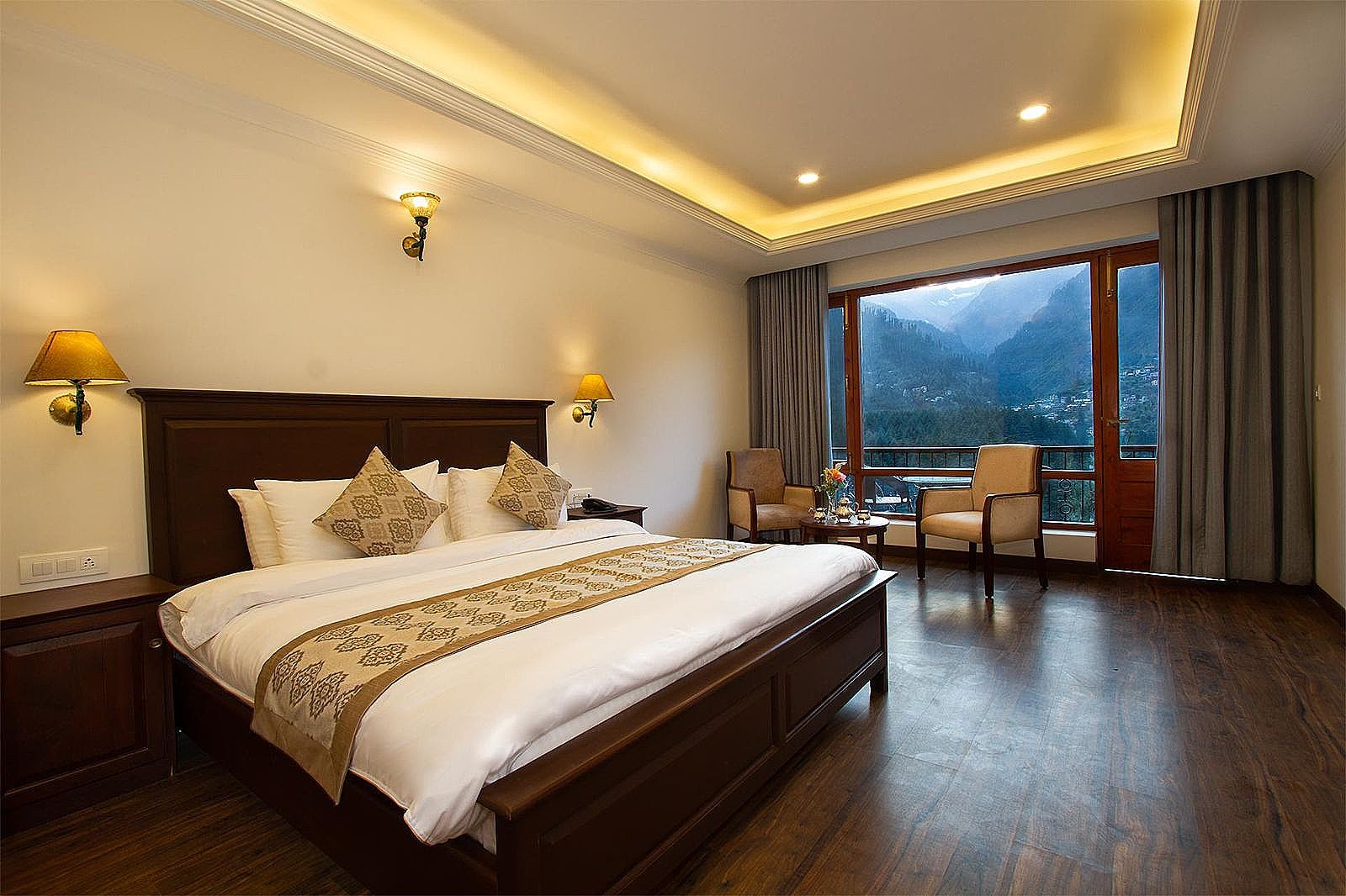 Aloka Resort (Luxury in the Heart of Himalayas) Deluxe Room with Private Balcony Mountain & River View 3