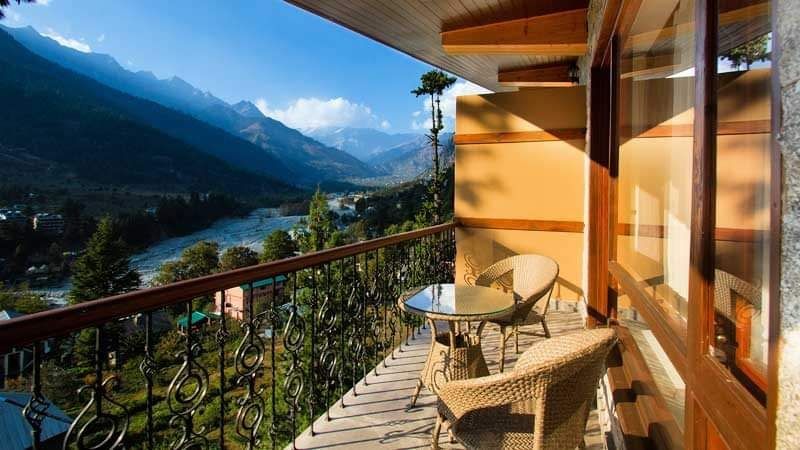 Aloka Resort (Luxury in the Heart of Himalayas) Deluxe Room with Private Balcony Mountain & River View 4