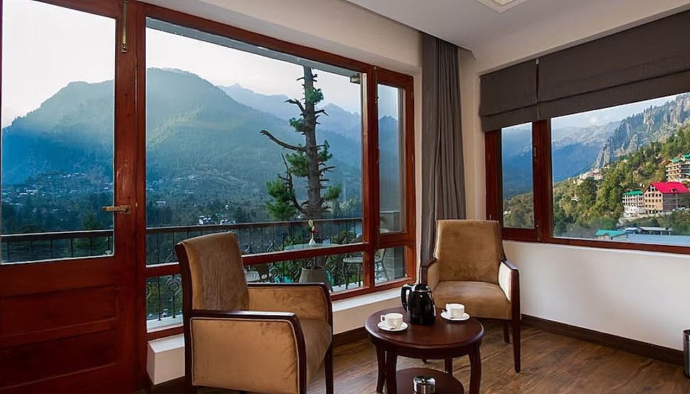 Aloka Resort (Luxury in the Heart of Himalayas) Deluxe Room with Private Balcony Mountain & River View 6