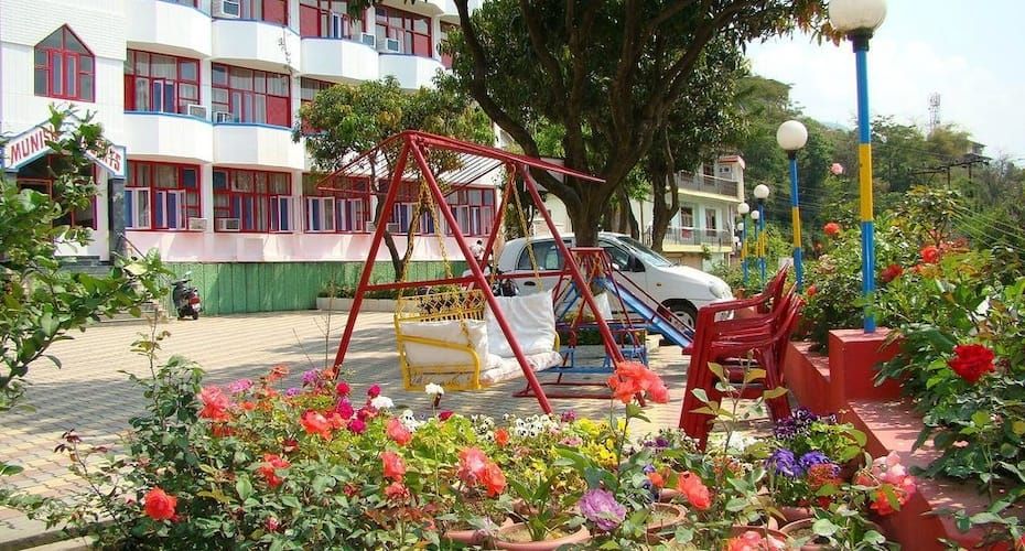 kids playing area view