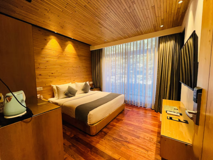 Moksha Riverside Resort & Spa Kasol Standard room ( Balcony and Hill view )