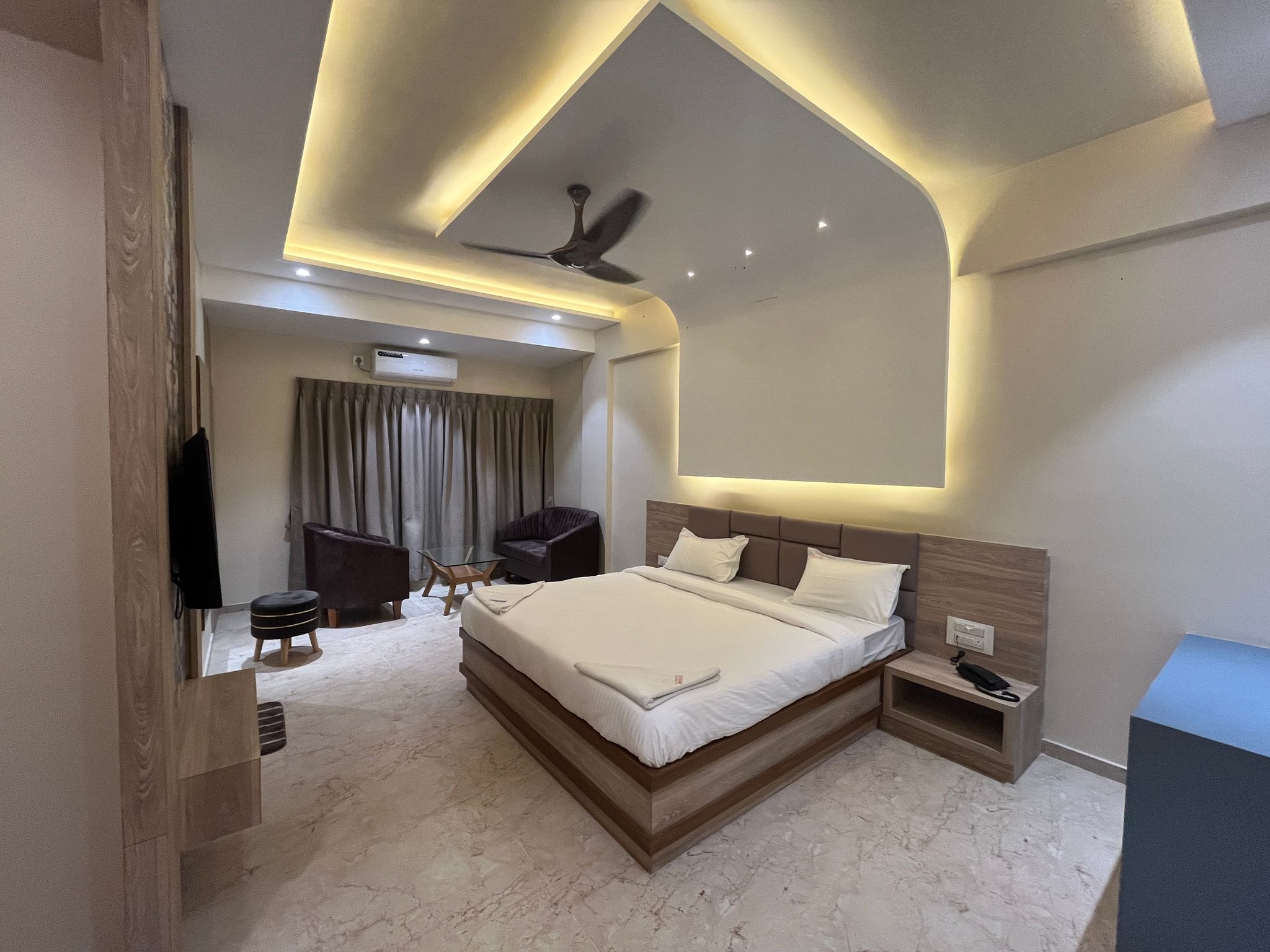 3 bedd Non AC Room