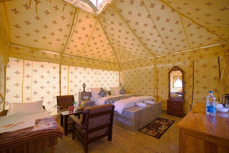 Sunrise Desert Resort Maharaja AC Tent 2