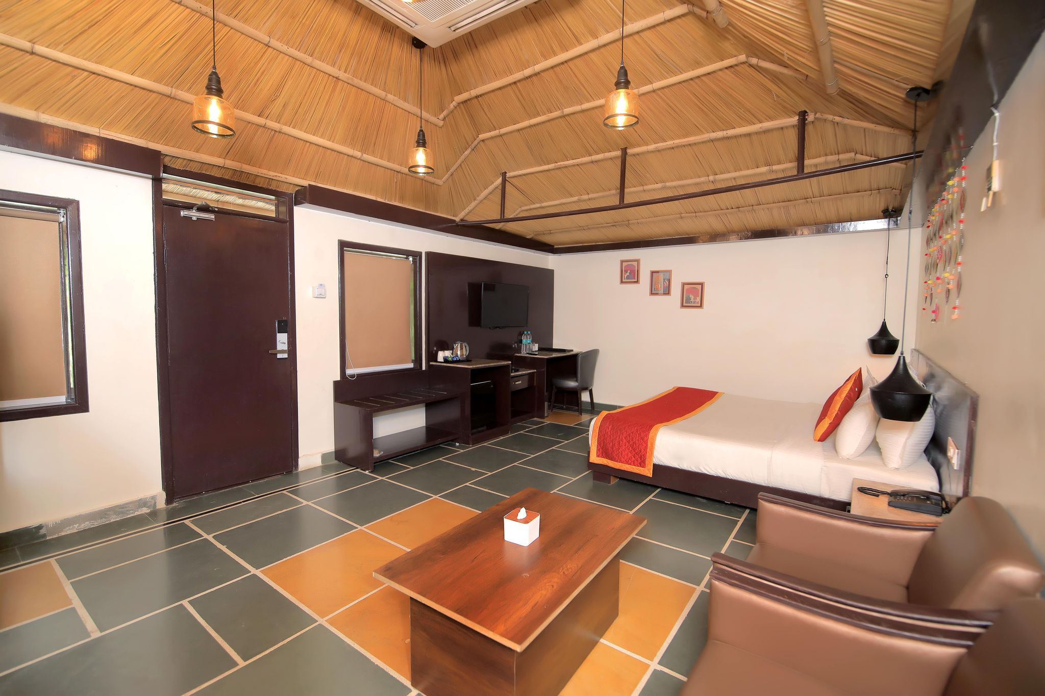 Nature Village Resort Nature Hut with Jacuzzi and Private Sit Out 9