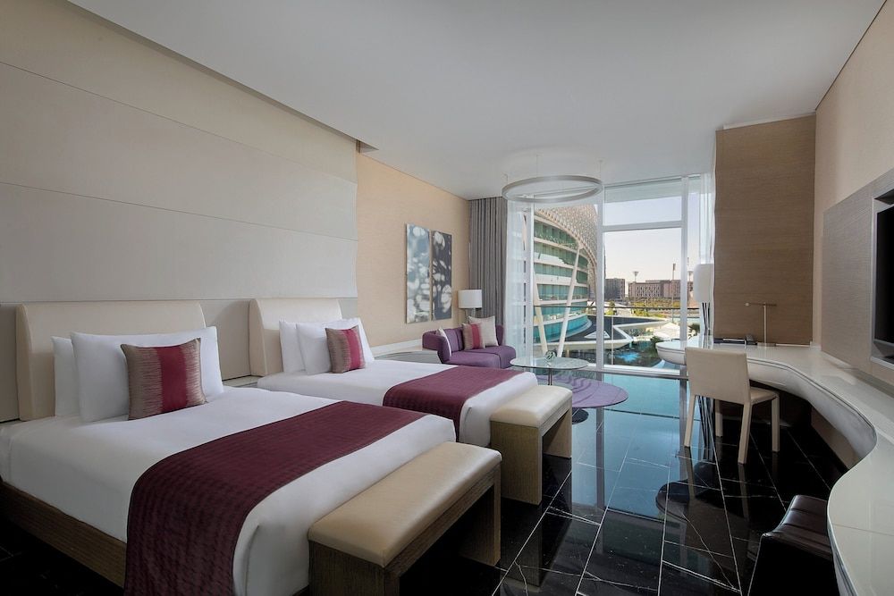 W Abu Dhabi - Yas Island Wonderful Room, 2 Twin Bed, Balcony with Complimentary Yas Beach Access