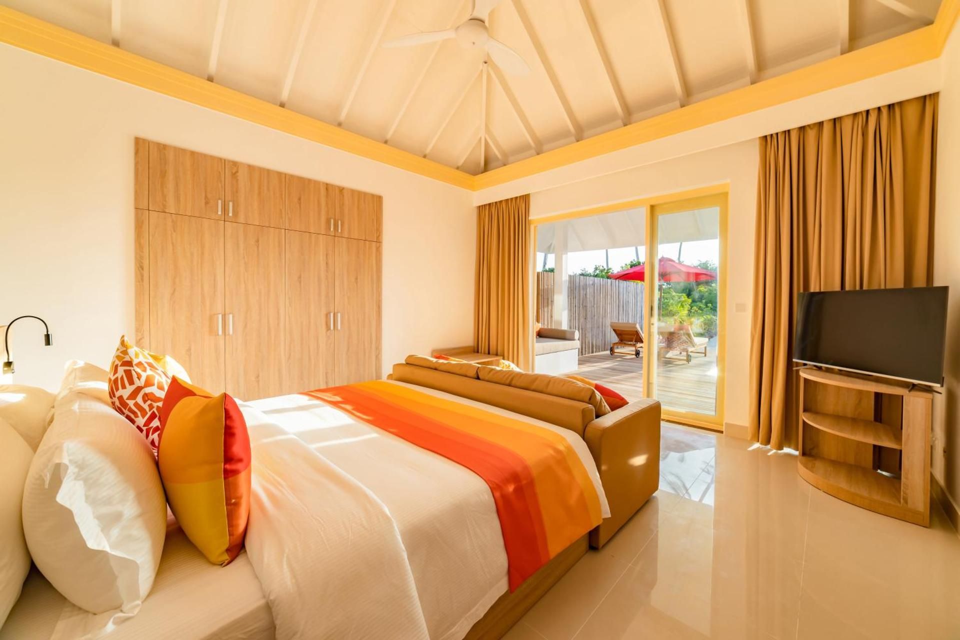 Two Bedroom Pool Beach Villa - Free shared seaplane for 2 guests, minimum 7-night stay