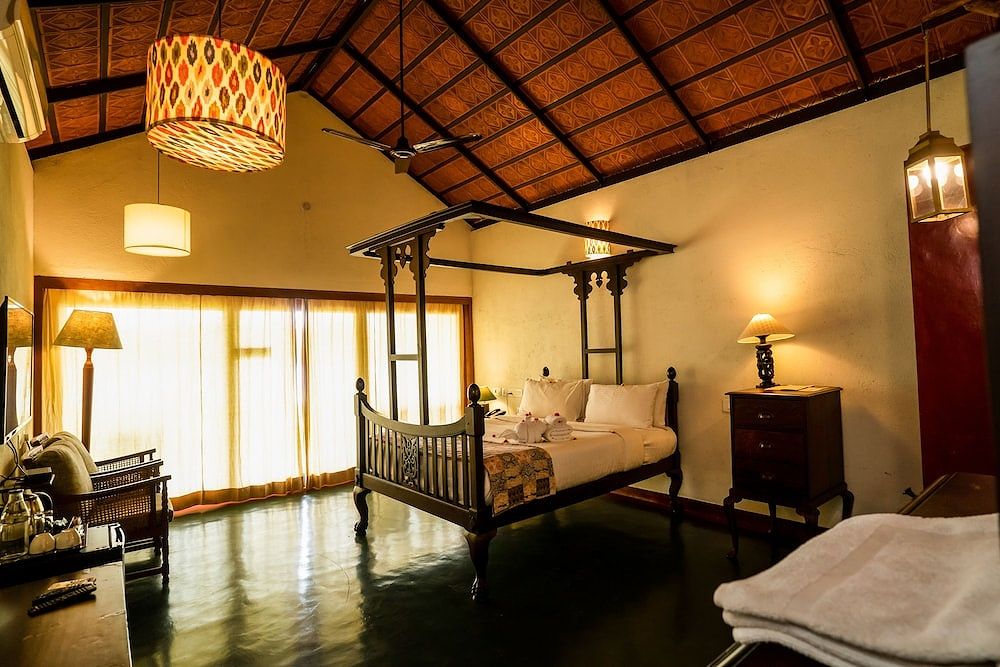 Cranganor History Cafe Riverside Chateau Green & Red Room