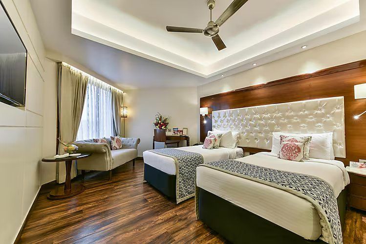 KC Residency , Jammu Deluxe Room Twin Bed