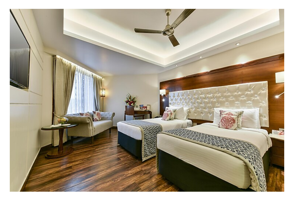 KC Residency Deluxe Room Twin Bed 2