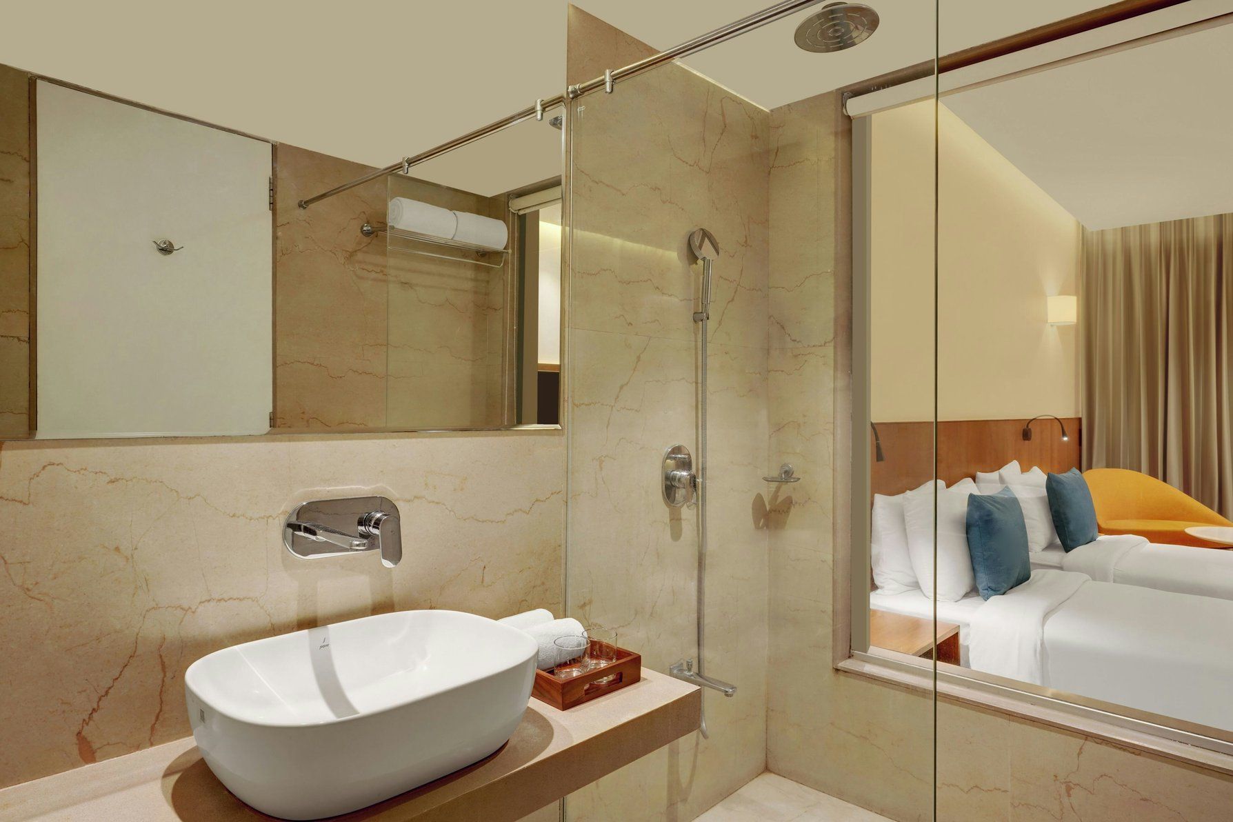 The Fern Residency Jamnagar, Series by Marriott Winter Green, Guest room, 2 Twin, City view 2