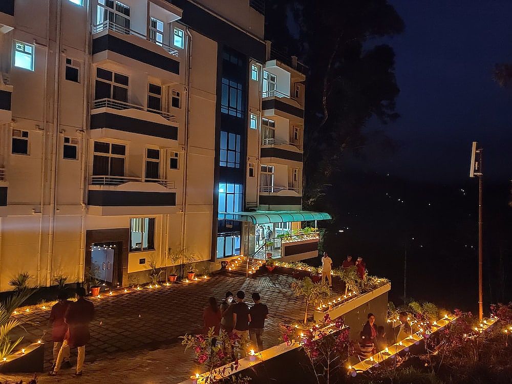 Front of property - evening/night