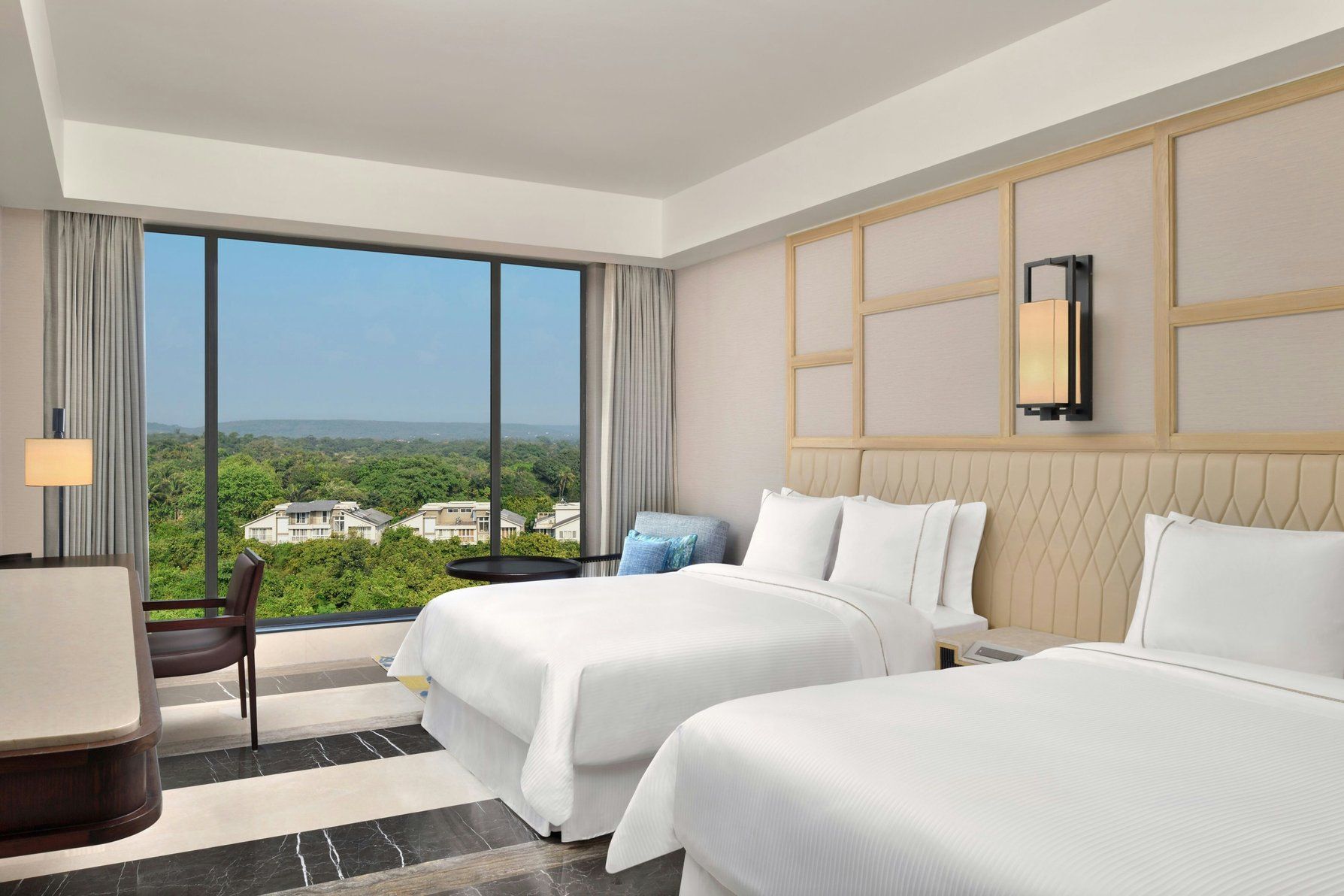 Twin Bed Hill View