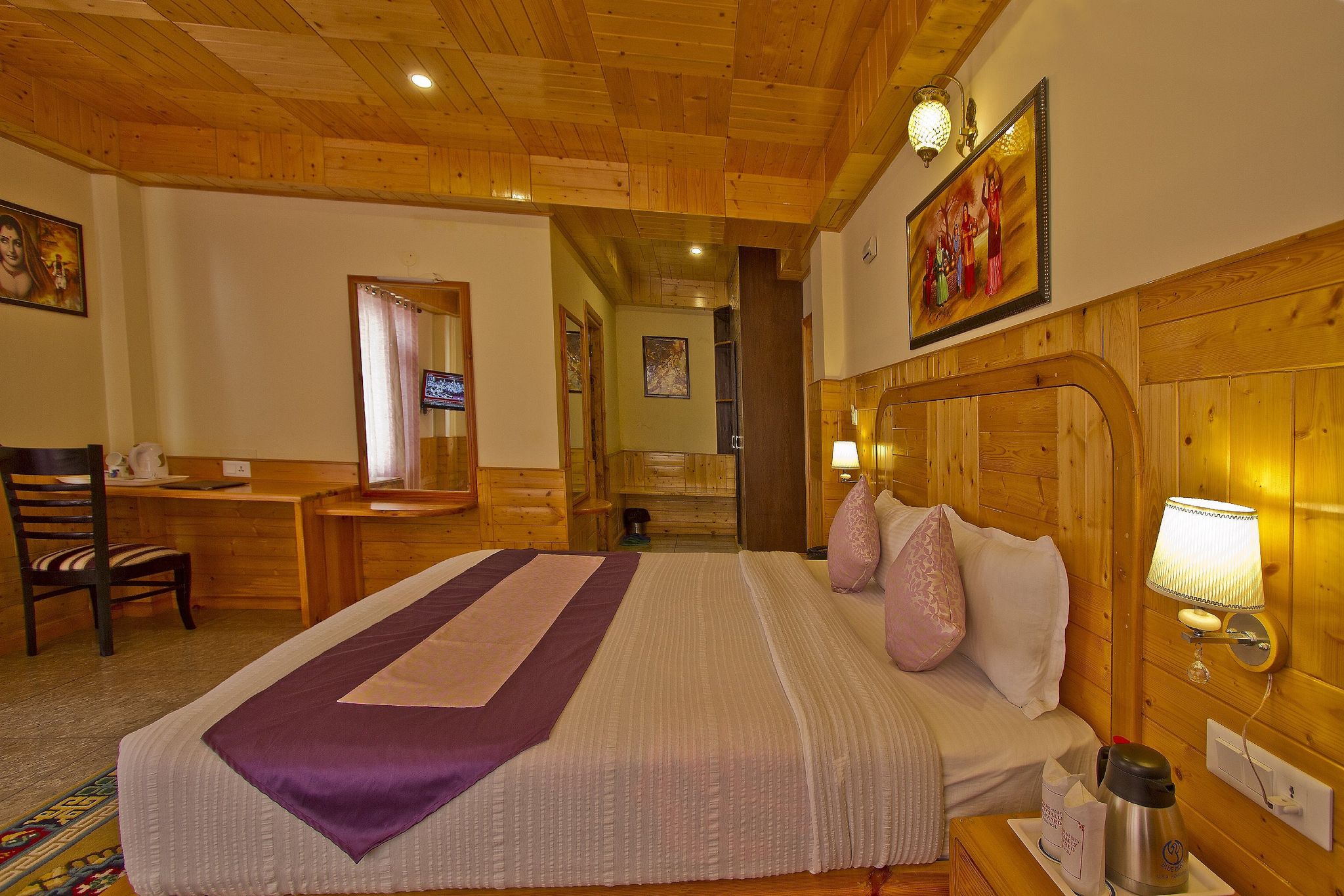 Deluxe Cottage Room ( centrally heated mountain view with veranda)