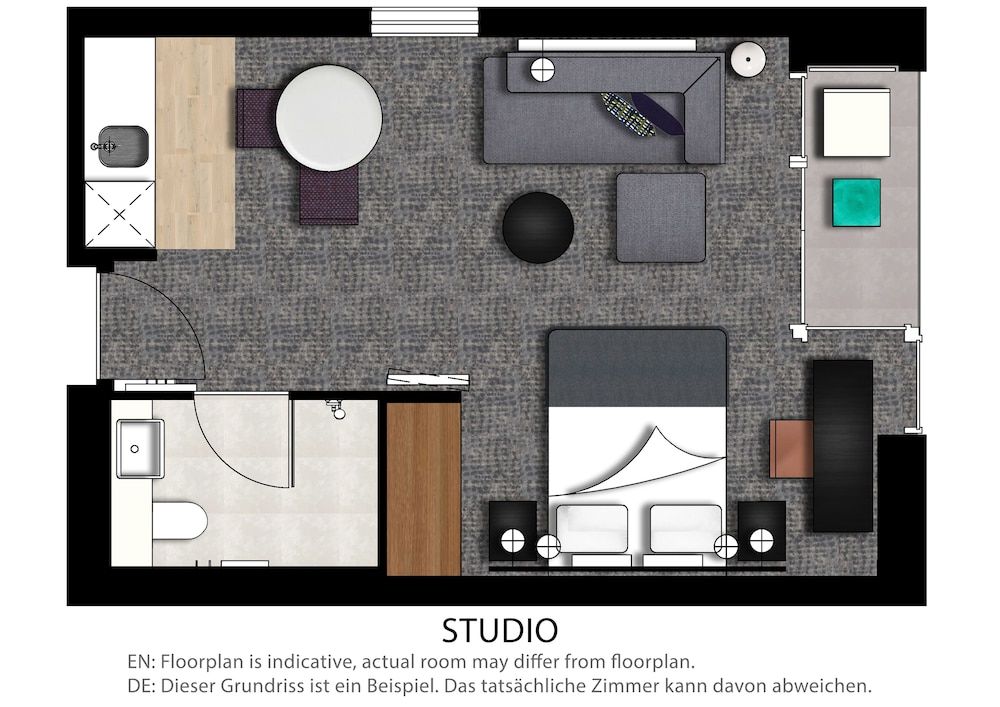 Room layout blue print
