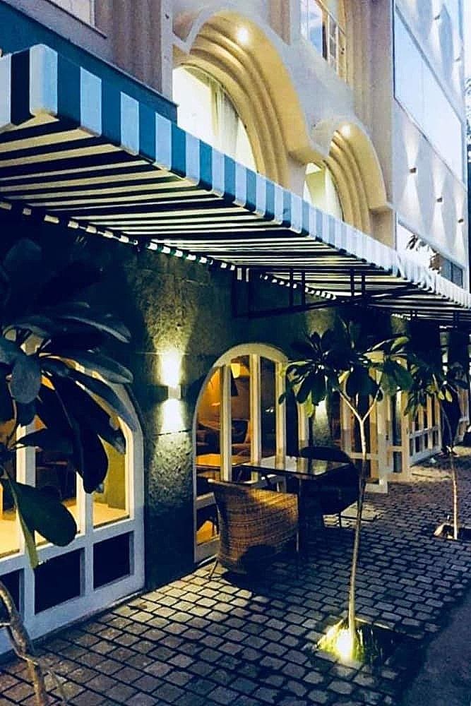 Front of property - evening/night