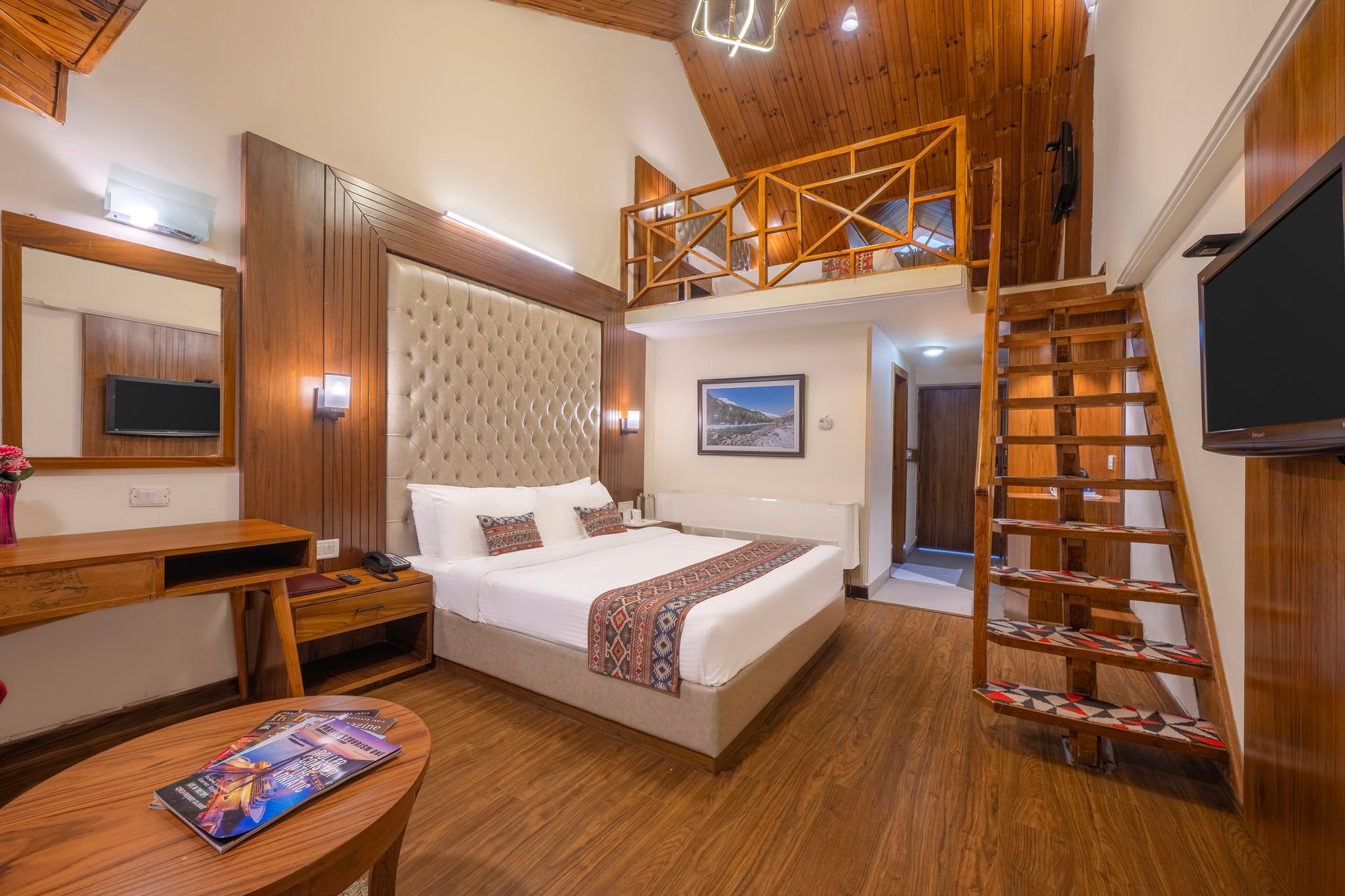 Snow Valley Resorts & Spa (A Centrally Heated Mountain Side Resorts ) Family Duplex Room  (Complimentary Centralised heating during winters)