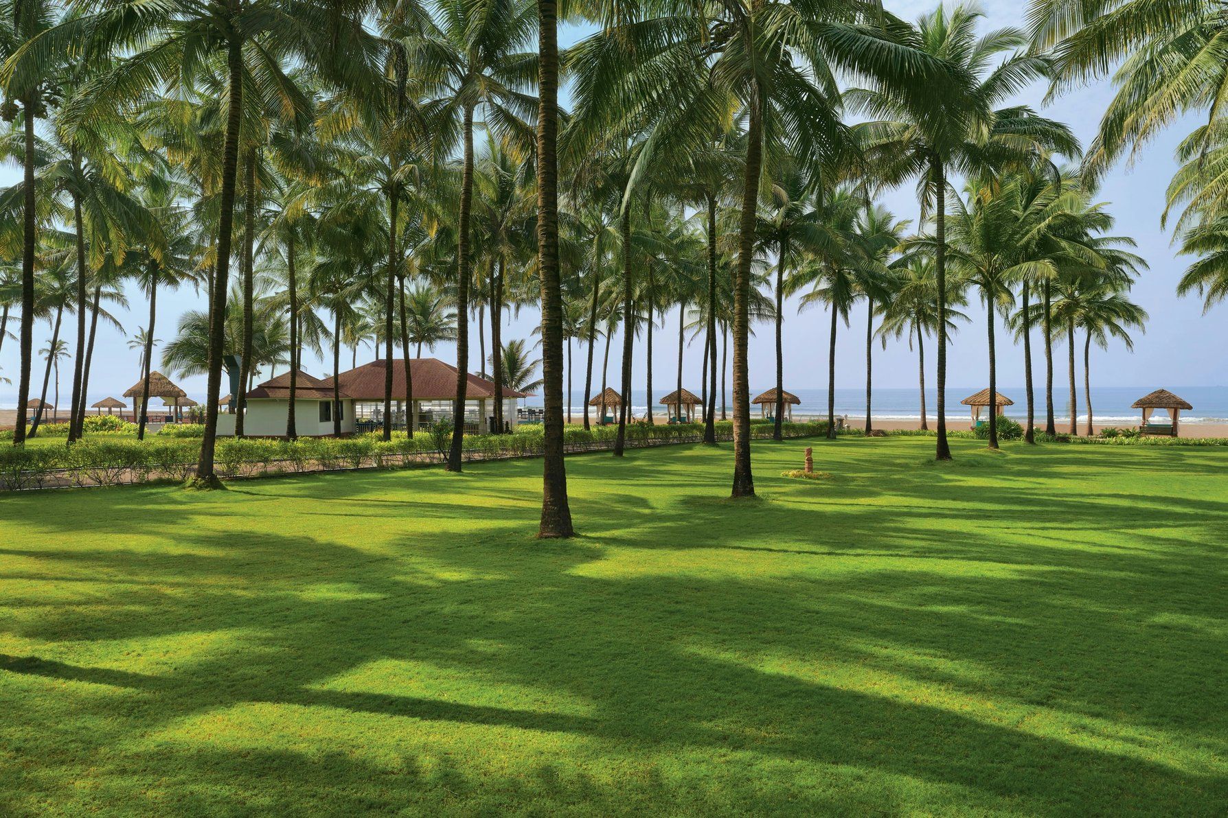 Lawns - Palm Trees - Sea Views