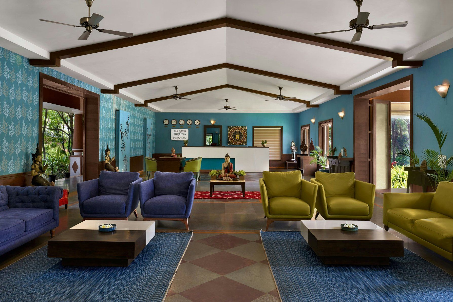 Lobby - Armchairs - Sofas - Jewel Tones
