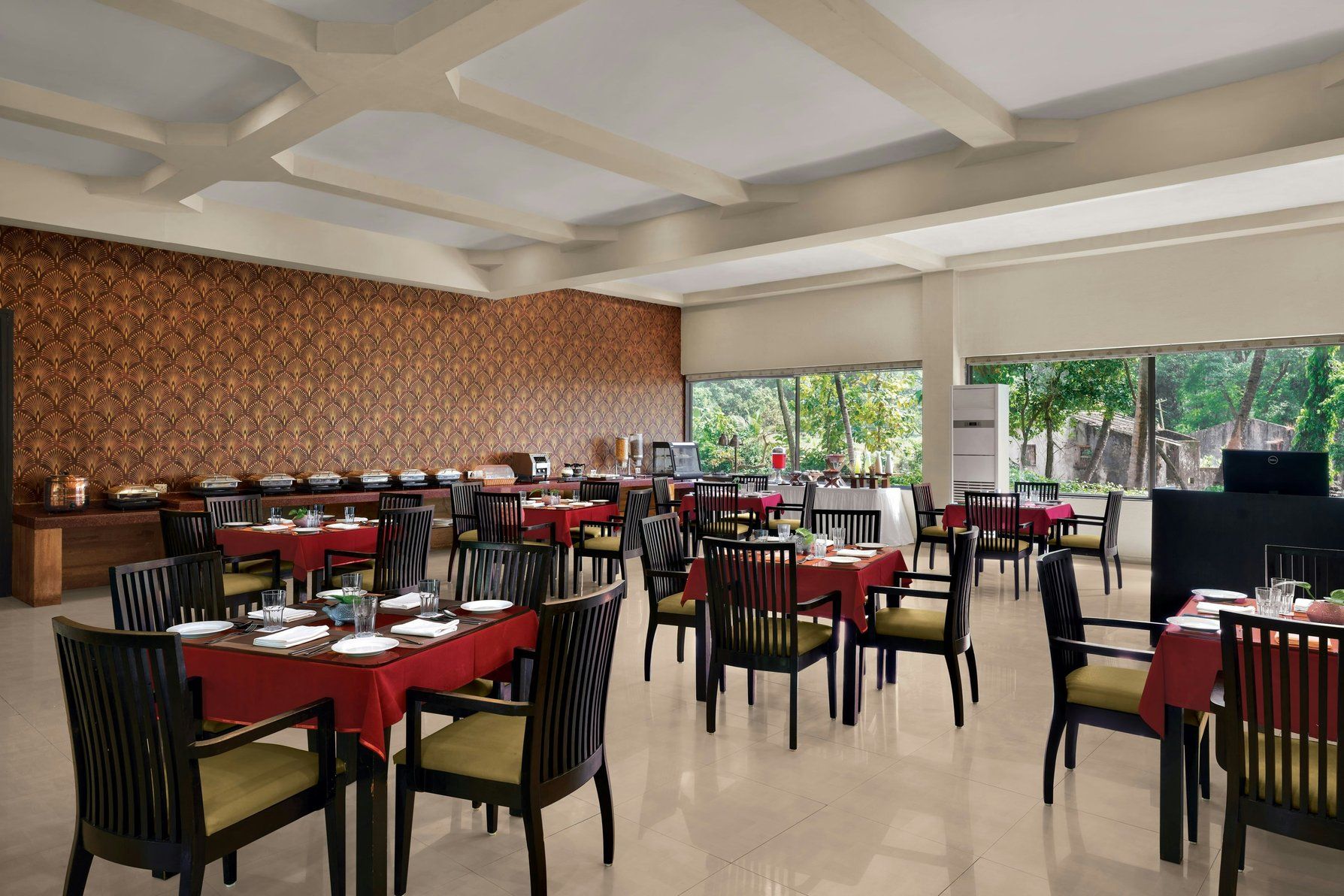 Atlantic Restaurant - Tables - Chairs - Buffet