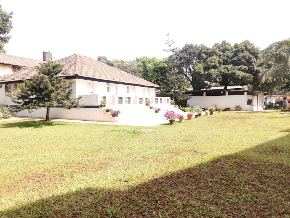 Outdoor wedding area