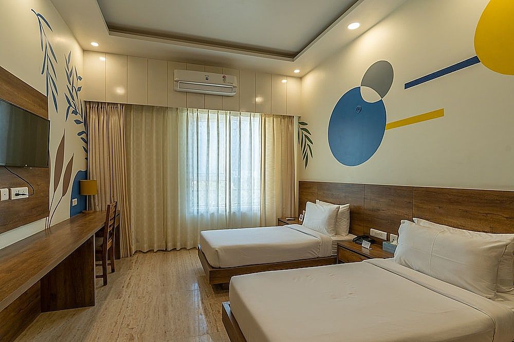 Moustache Rishikesh Luxuria - Hostel Deluxe Twin Room 2