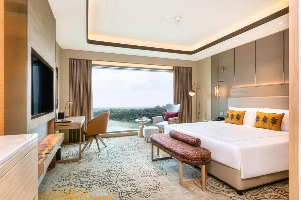 Taj Lakefront Bhopal Deluxe Room King Bed 3