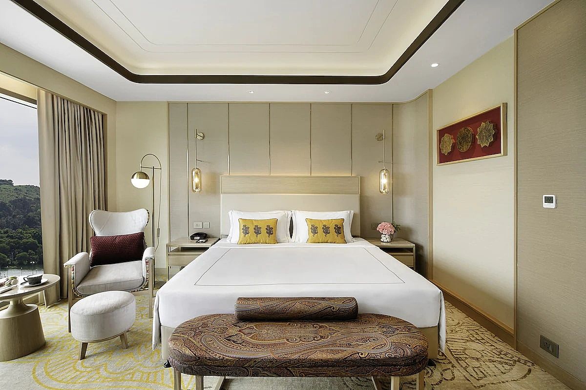 Taj Lakefront Bhopal Deluxe Room King Bed