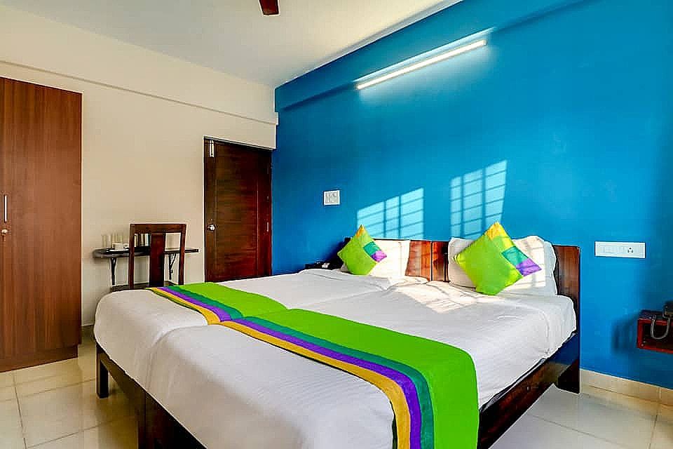 Treebo 12 Degrees West Domlur Standard Double Room