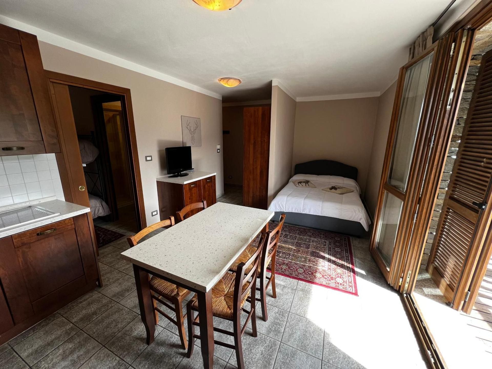 One-Small Bedroom Apartment with Balcony and Mountain View