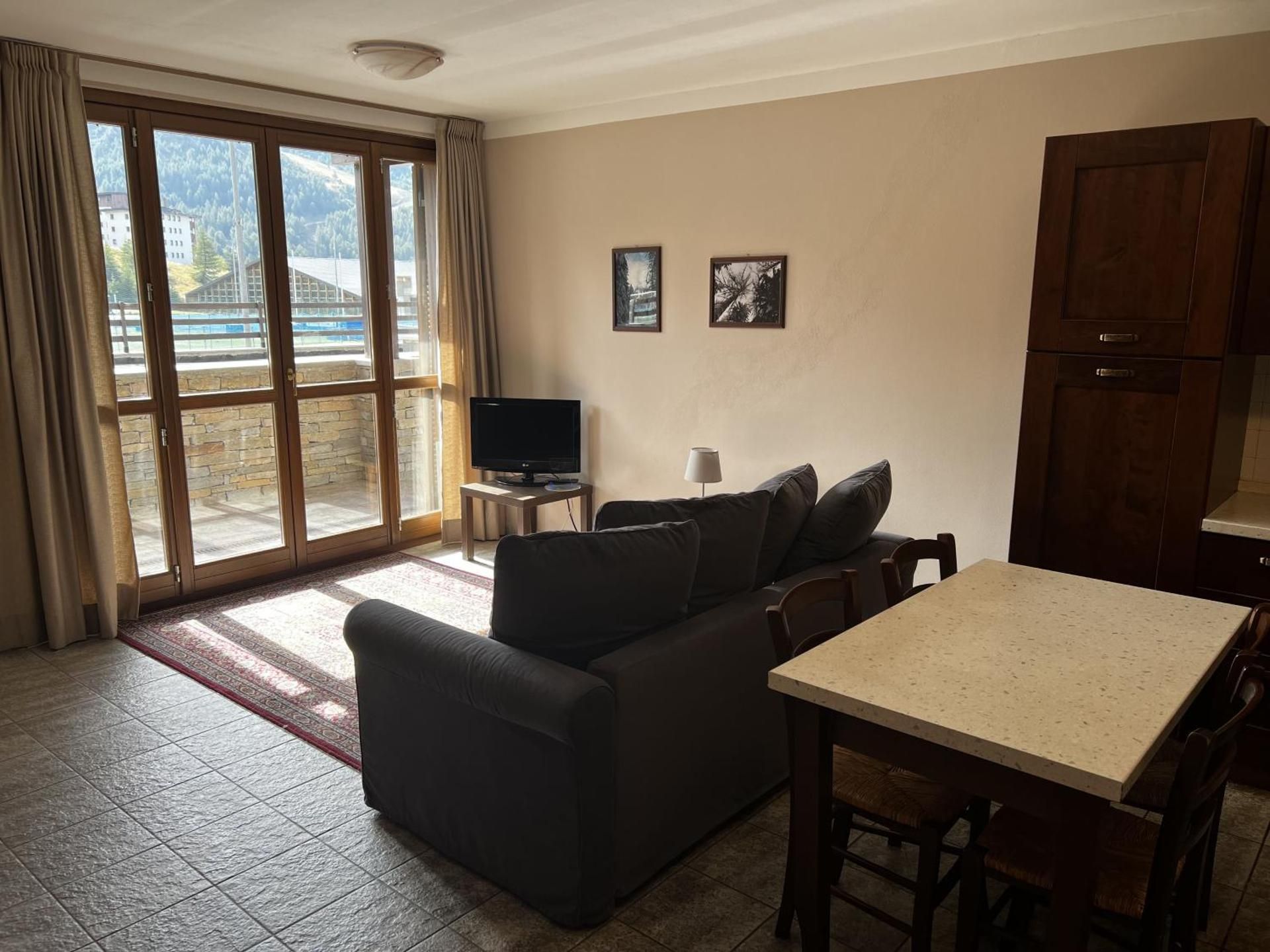 Large One-Bedroom Apartment with Mountain View