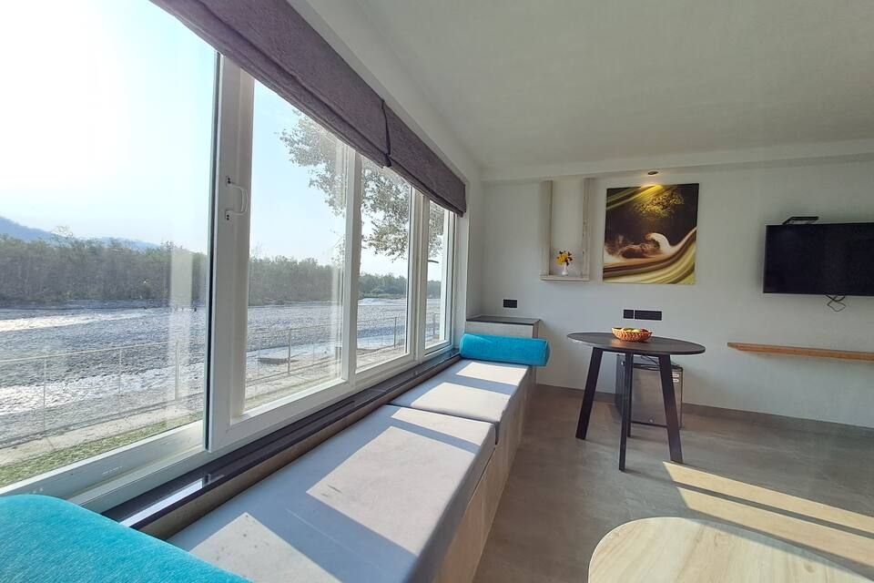 Corbett Aamod Spa and Resort - Riverside Resort Kosi Riverview Room 4