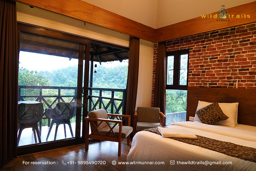 Premium Forest View Cottage with Balcony