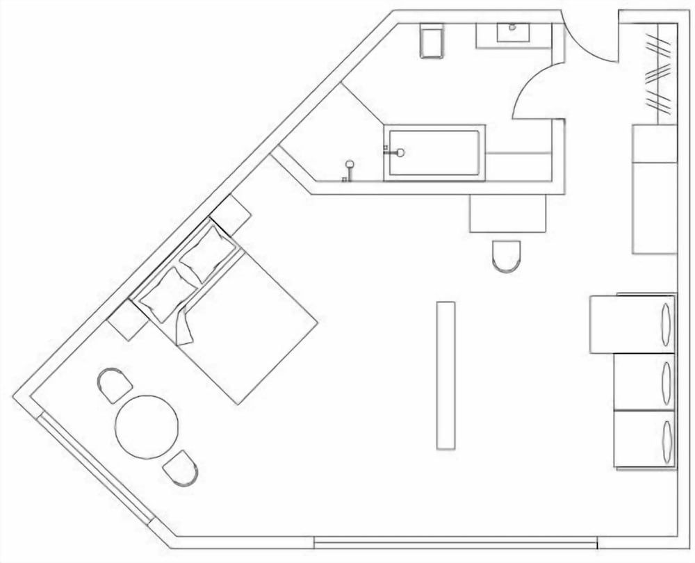 Room layout blue print
